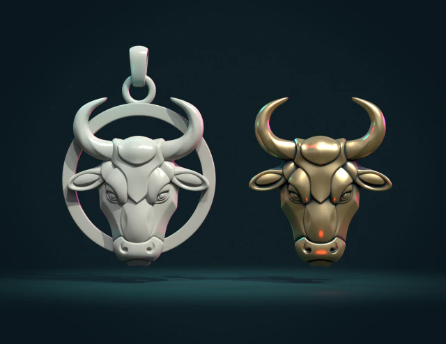 bull head bas-relief 3D Print Model .c4d .max .obj .3ds .fbx .stl .blend 