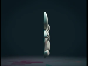 bull head bas-relief 3D Print Model