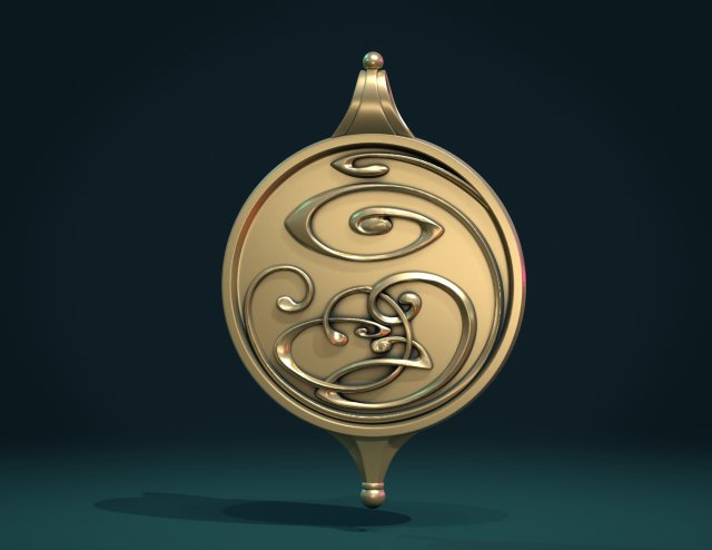 abstract magic pendant 3Dプリントモデル .c4d .max .obj .3ds .fbx .stl .blend