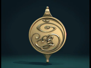 abstrakcyjny magiczny wisiorek Model do druku 3D