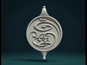 abstract magic pendant 3Dプリントモデル