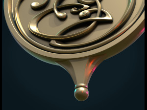 abstract magic pendant 3Dプリントモデル