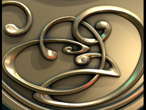 abstract magic pendant 3Dプリントモデル