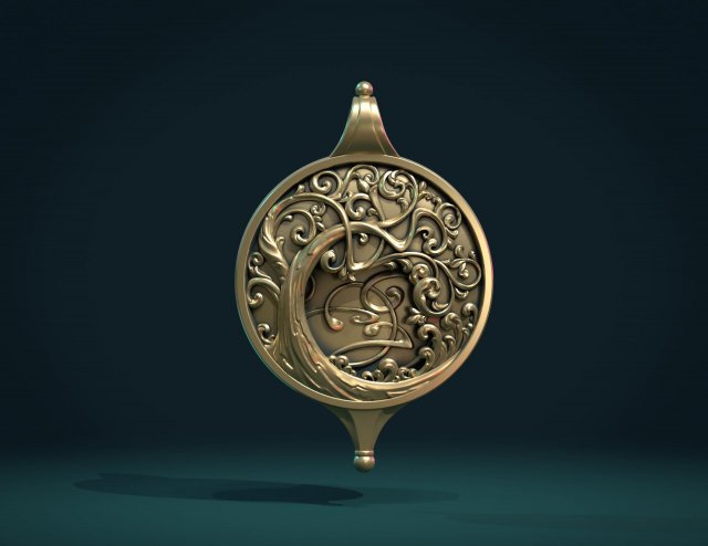 tree pendant iii 3D Print Model .c4d .max .obj .3ds .fbx .stl .blend 