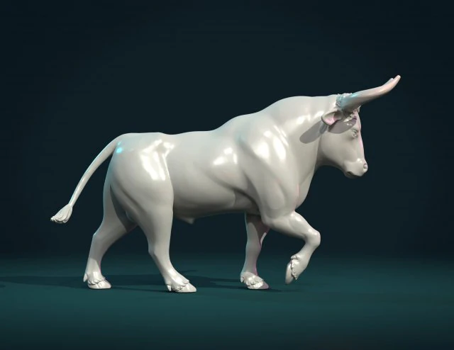 bull sculpture 3D Print Model .c4d .max .obj .3ds .fbx .stl .blend 
