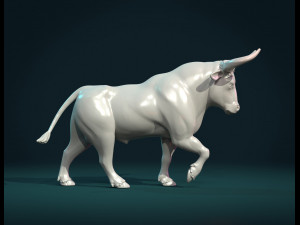 bull sculpture 3Dプリントモデル