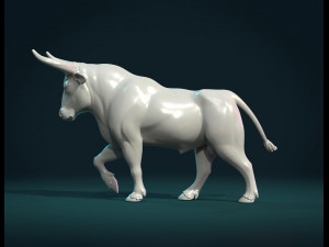 bull sculpture 3D-printmodel