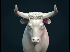 bull sculpture 3D-printmodel