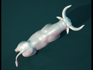 bull sculpture 3D-printmodel