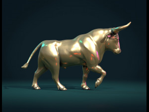 bull sculpture 3D-printmodel
