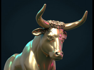 bull sculpture 3D-printmodel