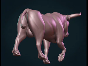 bull sculpture 3D Print Model