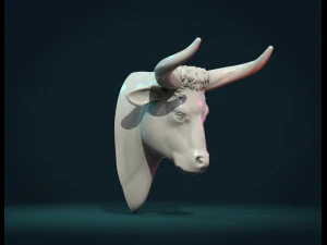 bull head 3D Print Model