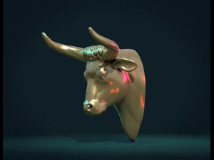 bull head 3D Print Model
