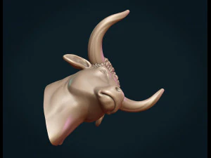 bull head 3D Print Model