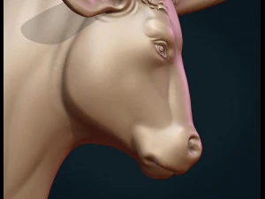 bull head 3D Print Model