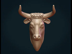 bull head 3D Print Model