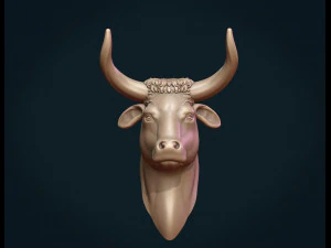 bull head 3D Print Model
