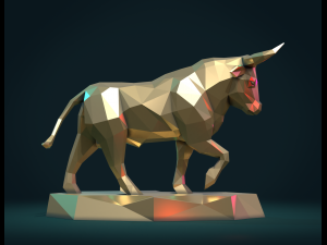 bull sculpture 3Dプリントモデル