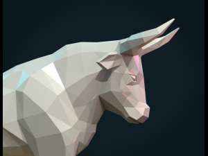 bull sculpture Model Cetak 3D