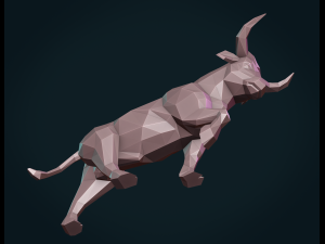bull sculpture Model Cetak 3D
