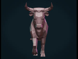 bull sculpture Model Cetak 3D