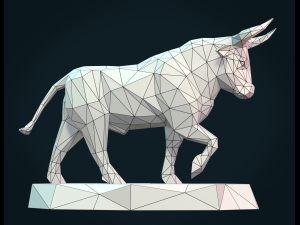 bull sculpture Model Cetak 3D