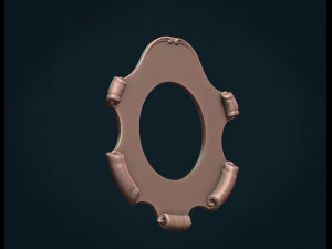 ornate bull head 3D Print Model
