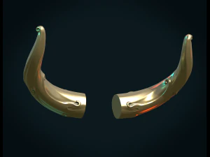 horns 3D Print Model