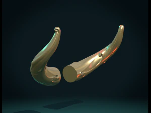 horns 3D Print Model