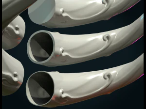 horns 3D Print Model