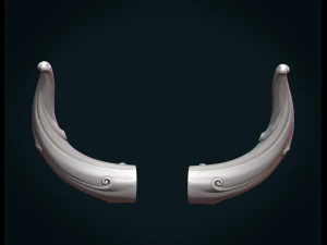 horns 3D Print Model