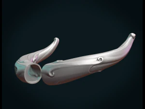 horns 3D Print Model