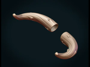 horns 3D Print Model