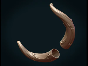 horns 3D Print Model