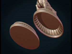 ornate bull 3D Print Model