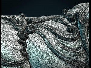 ornate bull 3D-printmodel