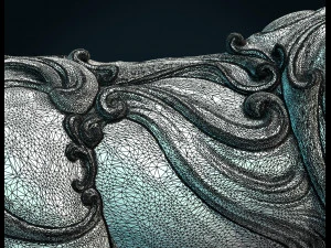 ornate bull 3D Print Model