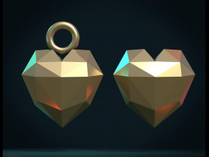 heart charm 3D Print Model