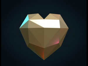 heart charm 3D प्रिंट मॉडल
