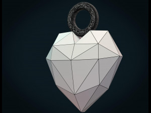 heart charm 3D प्रिंट मॉडल