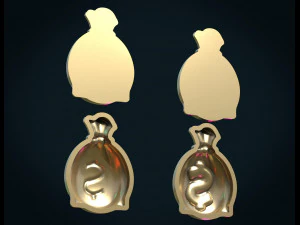 money bag usd 3D Print Model