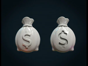 money bag usd 3D Print Model
