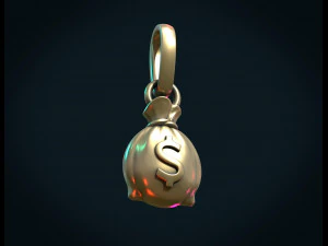 money bag usd 3D Print Model