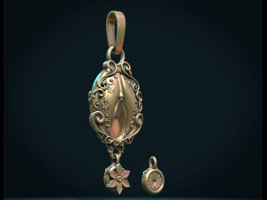 vagina ornate pendant 3D Принт Модель