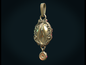 vagina ornate pendant 3D Принт Модель