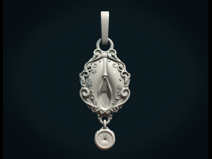vagina ornate pendant 3D Принт Модель