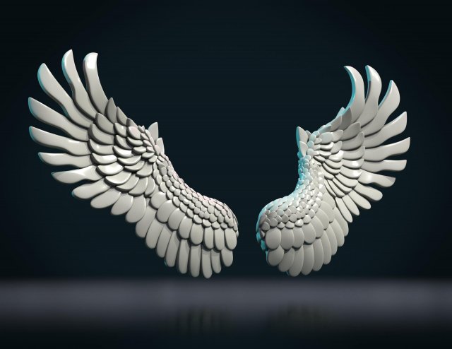 wings ii 3D Baskı Modeli .c4d .max .obj .3ds .fbx .stl .blend 