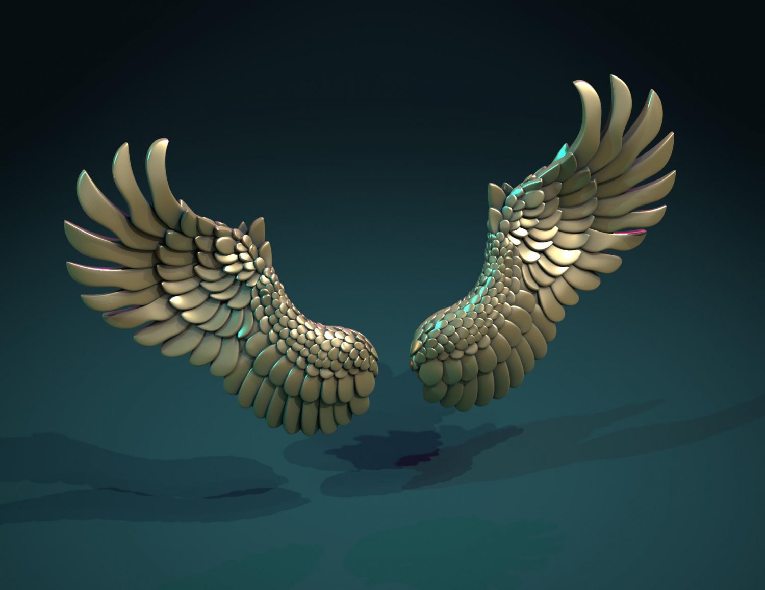 3d models wings. Крылья 3d модель.