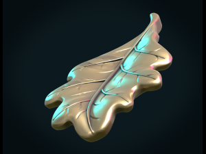 oak leaf ii 3D-printmodel